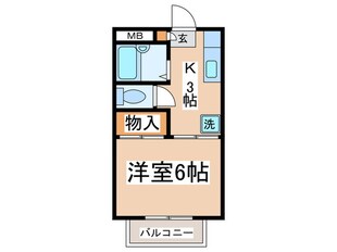 フラッツＬの物件間取画像